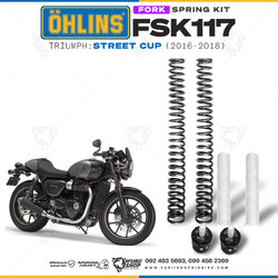 สปริงโช้คหน้า Ohlins FSK117 For Triumph Street Cup 2016-2018