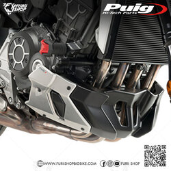 อกล่าง Puig Engine Spoiler Black : for Honda CB1000R 2018-2020/All new 2021-2022