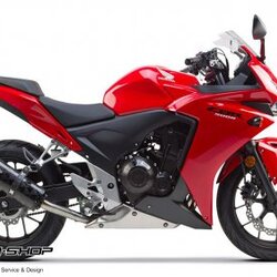 ท่อมอเตอร์ไซค์ Two Brother slip-on carbon Black Serie สำหรับ CB500X-F-R ท่อแต่ง ท่อสูตร ท่อบิ๊กไบค์ ท่อBigbike ท่อไอเสีย เอ็กพอร์ต