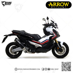 ท่อมอเตอร์ไซค์ Arrow Slip on Dark-Carbon : for HONDA XADV 750 2017-2020/All new 2021-2023