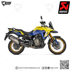 ท่อมอเตอร์ไซค์ Akrapovic Slip on Titanium New shape : for Suzuki Vstorm 800 2023