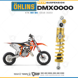 โช๊คหลังแต่ง Ohlins DMX0000 For KTM 50 SX ปี 2016-2023