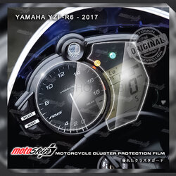 ฟิล์มกันลอยหน้าจอ MOTOSKIN FOR YAMAHA YZF R6 2017