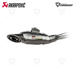 ท่อแต่ง Akrapovic - 1 Hole Titanium Slip-On Exhibition only for Honda CB650R CBR650R 2024