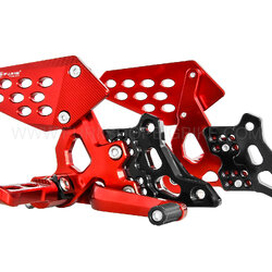 เกียร์โยง FAKIE สีแดง FOR HONDA CB650R CBR650R