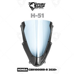 ชิลด์หน้าแต่ง WOOD H-51 : for HONDA CBR1000RR-R 2020+