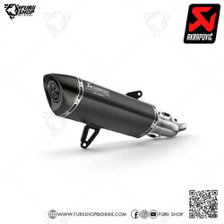 ท่อมอเตอร์ไซค์/ท่อแต่ง/ท่อไอเสีย Akrapovic Slip on Black 2 Holes 2021 Euro 5 : for Yamaha XMax 300 2017-2020/All new euro5 2021-2023