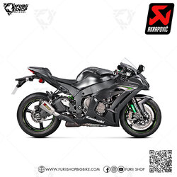 ท่อแต่ง Akrapovic Shorty Slip on (No Carbon With Cat) : for Kawasaki ZX10R 2016-2020 / ZX10RR New 2018-2020!!!