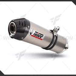 ท่อมอเตอร์ไซค์ MIVV OVAL TITANIUM WITH CARBON CAP FOR SUZUKI V-STROM 1000 2014+ ท่อแต่ง ท่อสูตร ท่อบิ๊กไบค์ ท่อBigbike ท่อไอเสีย
