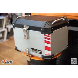 กล่องบน LOBOO GEN3 45L สีเงิน 1ใบ พร้อมชุดยึดบน FOR BENELLI TRK 502