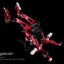 ชุดเกียร์โยง bikers for Honda MSX Rear set สีแดง