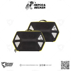 กระเป๋า HEPCO & BECKER : Royster C-Bow Softbags Side Bag 13L. Black / Yellow