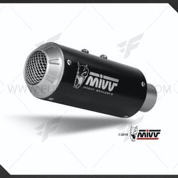 ท่อมอเตอร์ไซค์ MIVV MK3 BLACK BLACK STAINLESS STEEL FOR Z650 2017 ท่อแต่ง ท่อสูตร ท่อบิ๊กไบค์ ท่อBigbike ท่อไอเสีย