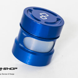 กระปุกทรง lightech สีน้ำเงิน