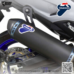 ท่อมอเตอร์ไซค์ Termignoni Black Stainless : for Yamaha TMAX560