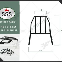 ตะแกรง SSS TOP BOX RACK สำหรับ VERSYS 650 ใหม่ (2018-2019)