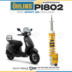 โช๊คหลังแต่ง Ohlins PI802 For Vespa Sprint 150 ปี 2014-2016