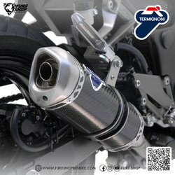 ท่อมอเตอร์ไซค์ Termignoni Slip on Carbon-Stainless : for Kawasaki Ninja 250-300 2013-2017/Z250 2013-2017/Z300 2015-2017
