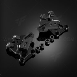 การ์ดคาลิปเปอร์เบรคหน้าด้านขวา (Front Caliper Brake Guard (Right)) Kawasaki ER-6n ABS (ปี 2012-2016) Black Edition