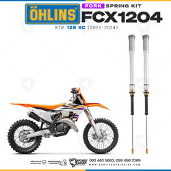 สปริงโช้คหน้า Ohlins FCX1204 For KTM 125 XC 2021-2024