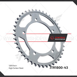 สเตอร์หลัง JOMTHAI (พระอาทิตย์) 43ฟัน รหัส JTR1800-43 For GSX-R1300, Hayabusa