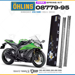 สปริงโช้คหน้า Ohlins 08779-95 For Kawasaki ZX-10R 2011-2015