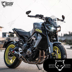 ชิลด์หน้า Were Wolf G-02 Smoke M530 : for Yamaha MT09 2017-2020