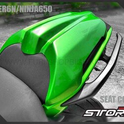 ครอบเบาะหลังแต่ง STORM Rider(สตรอมไรเดอร์) FOR KAWASAKI ER-6N/NINJA650 (สีเขียว)