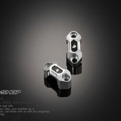 ประกับแฮนด์ BIKERS FOR HONDA MSX ROLATING BAR CLAMP เงิน