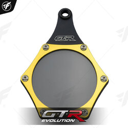 แผ่นป้าย CNC พ.ร.บ.GTR (อคริลิค) ทอง