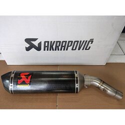 ท่อไอเสีย/ท่อสูตร/ท่อแต่ง Akrapovic For Kawasaki ZX6-R Slip on Carbon WSBK (no heat guard) FuriiShop