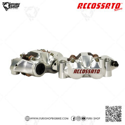 ปั้มล่างคู่ Accossato Radial Brake 4P Caliper CNC (PZ001S-SD)