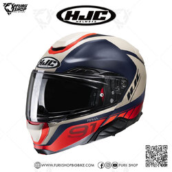 หมวกกันน็อคเต็มใบ(มีแว่นดำ) HJC RPHA91 : RAFINO MC1SF