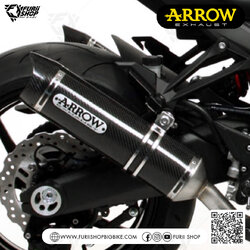 ท่อมอเตอร์ไซค์ Arrow Slip on Carbon-Carbon : for Kawasaki Z1000 2010-2020/Z1000 Sx 2011-2016