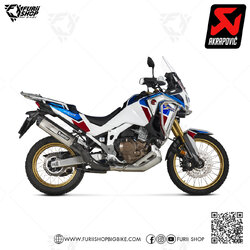 ท่อ AKRAPOVIC SLIP ON NEW SHAPE FOR Honda AfricaTwin 2020-2022 CRF1100L