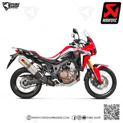 ท่อ AKRAPOVIC SLIP ON : for Honda Africa Twin 2016-2019 (Included DCT)