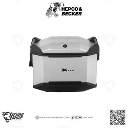 กล่องข้าง HEPCO & BECKER : Xceed Aluminum Xceed side case 38 Itr. right 38 Itr. Silver