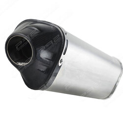 ท่อไอเสีย ท่อมอเตอร์ไซค์ ท่อแต่ง PR2 TRC สีไทเทเนียม เกรด B