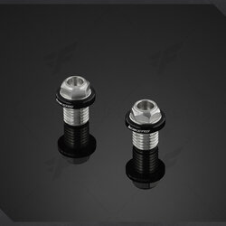 น็อตอุดกระจก Bikers สีดำ สำหรับ มอเตอร์ไซค์ บิ๊กไบค์