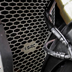 การ์ดหม้อน้ำ SRC สีเงิน FOR HONDA XADV