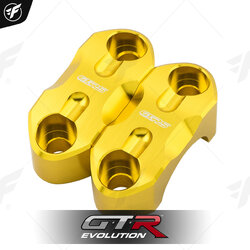 ประกับหูกระจก 22mm. GTRS PCX-150,160/MONKEY-125/GROM-125/CT-125/ZOOMER ทอง