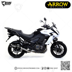 ท่อมอเตอร์ไซค์ Arrow Slip on Dark-Carbon : for Kawasaki Versys 1000 2019-2022/SE 2019-2022