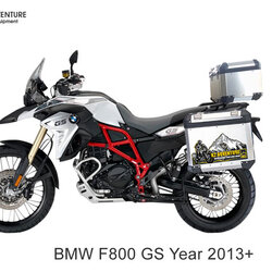 กล่องข้าง ปี๊บข้าง พร้อมแร็ค K2 PRO 41L หลบท่อ, 40L - 46L หลบท่อ , 40L FOR BMW F800GS ท่อแต่ง ท่อสูตร ท่อบิ๊กไบค์ ท่อBigbike ท่อไอเสีย