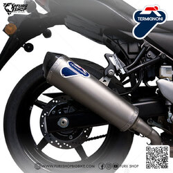 ท่อมอเตอร์ไซค์ Termignoni Slip on Steel-Carbon : for Suzuki SV650 2016-2018