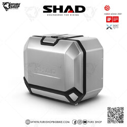 กล่องข้าง SHAD TR47L (ซ้าย) Silver ขนาด 47 ลิตร (สามารถเก็บหมวกกันน็อคได้)