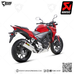 ท่อแต่ง Akrapovic Slip on Titanium : for Honda CBR 500 X 13-17/F 13-15/R 13-15