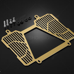 การ์ดหม้อน้ำ Titanium-Coated Stainless Radiator Guard (1.2 mm) สีทอง BMW G310R