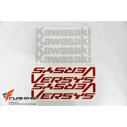 สติ๊กเกอร์ขอบล้อใน สีแดง ขาว FOR KAWASAKI VERSYS