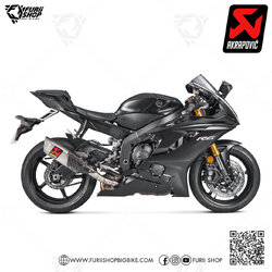 ท่อแต่ง Akrapovic Slip on GP ปลายดาบ servo : for Yamaha R6 2017-2020 All new!!
