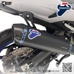ท่อมอเตอร์ไซค์ Termignoni Black Black : for Yamaha TMAX530 SX/DX 2017-2019 & TMAX560 2020-2021 สำเนา